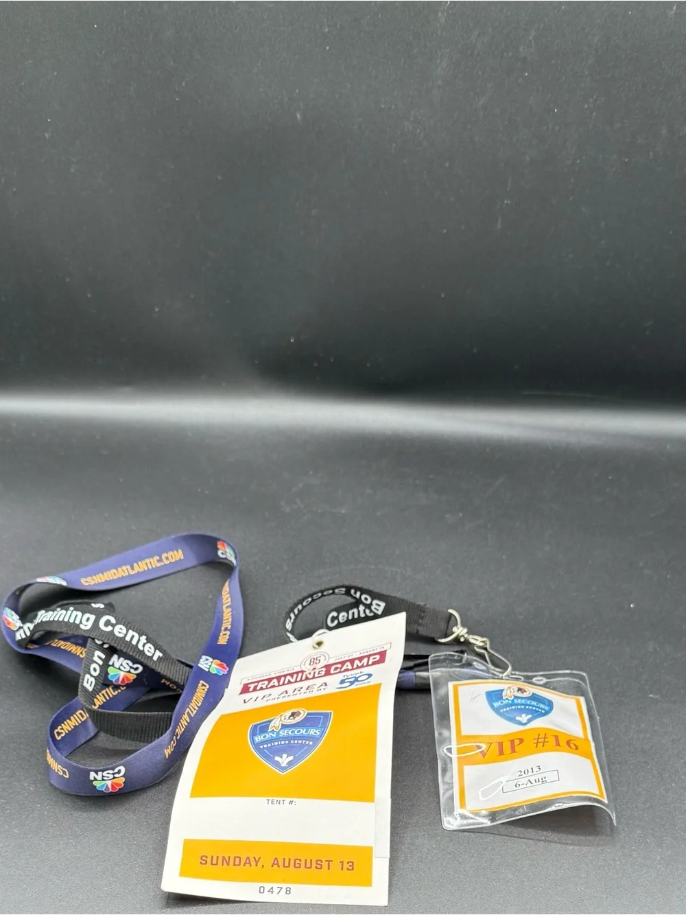Training Camp VIP Passes Lanyards Washington Redskins